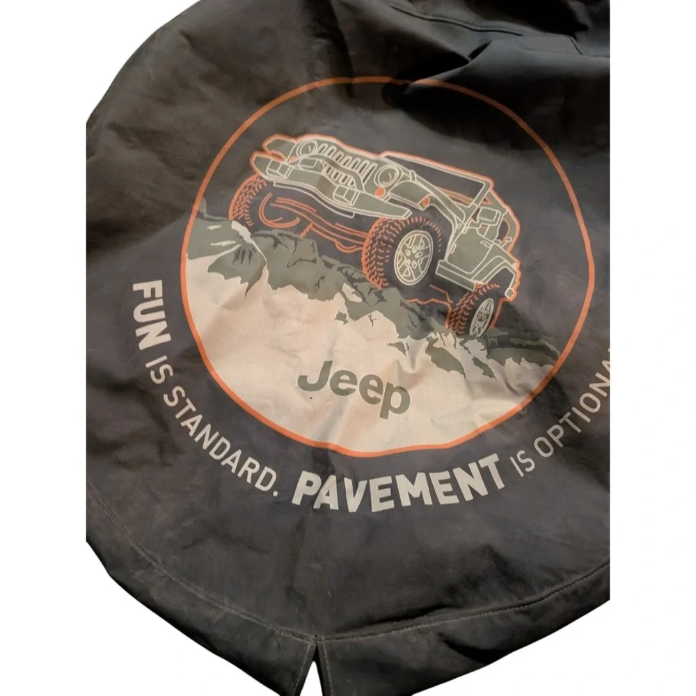 07-18 Jeep Wrangler Cloth Spare Tire Cover Fun Factory Mopar New OEM